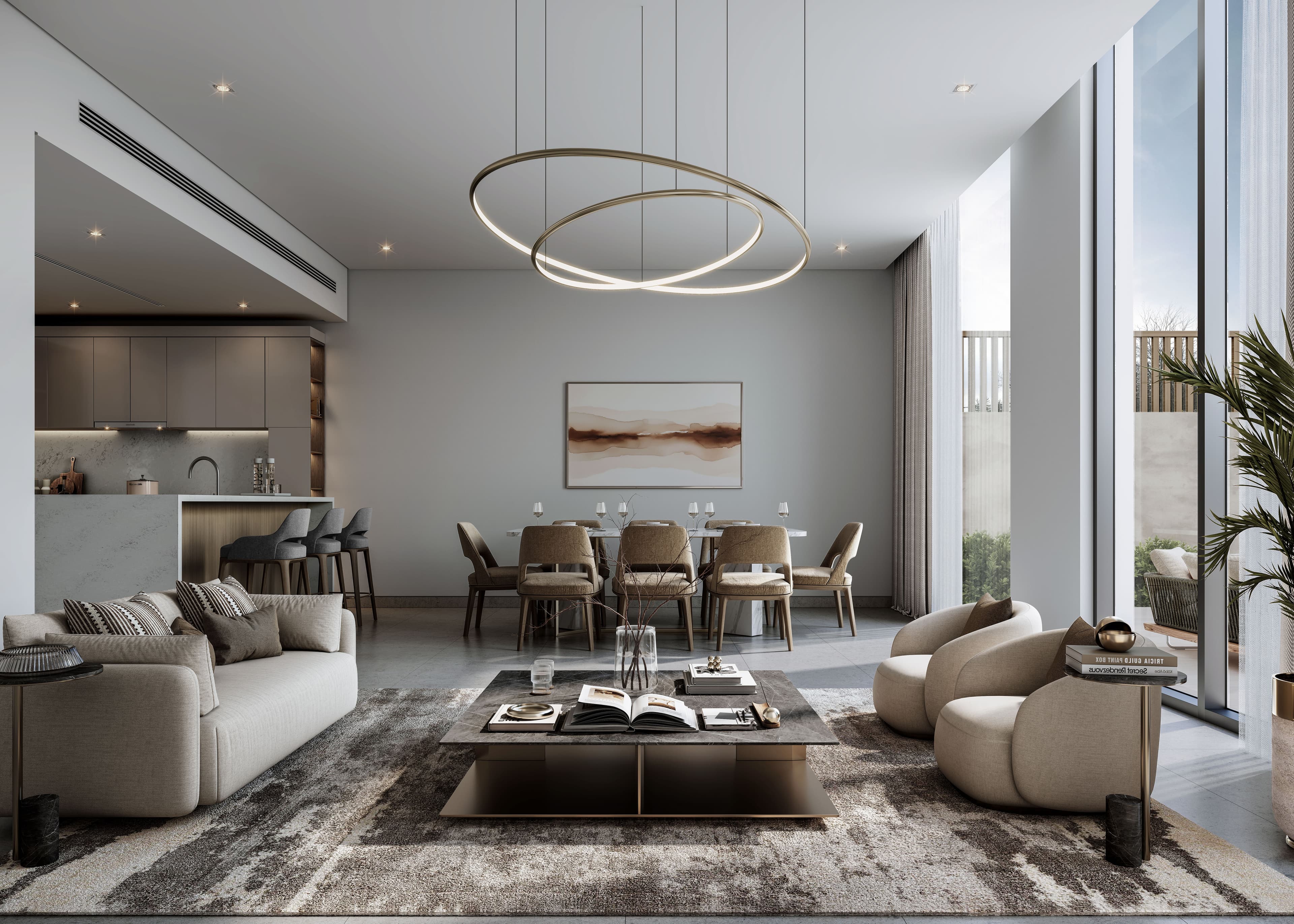 Sobha Sanctuary — Villa Living Room